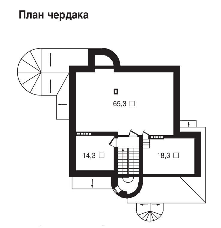 План чердачного помещения